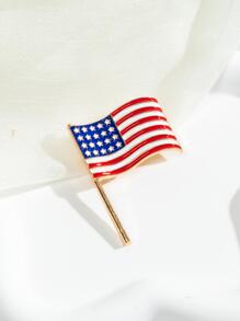 旗設計胸針 - 彩色 - 查看 4