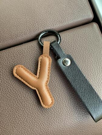 1 pieza Mujer con diseño de letra moda Llavero para clave Decoración