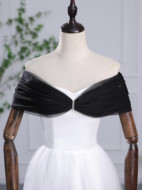 1pc Women Rhinestone Decor Fashion Wedding Jacket For Wedding Halloween Fall Clothes For Women