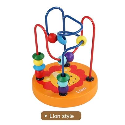 卡通迷你迷宮珠子遊戲玩具，智力開發（隨機顏色），適用於學校、學生、文具、學用品