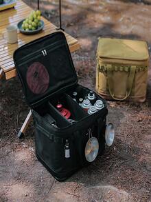 Multifunctional Waterproof Picnic Storage Bag - Black - View 3
