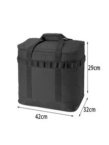 Multifunctional Waterproof Picnic Storage Bag - Black - View 2