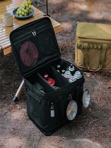 Multifunctional Waterproof Picnic Storage Bag - Black - View 1