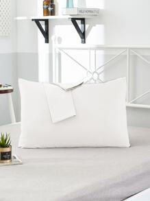 2pcs Solid Color Pillowcase Without Filler