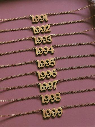 1 ชิ้น กลิ่นหอมสดชื่น และ มินิมอลลิสต์ วินเทจ แท็ก ระลึก สร้อยคอ จี้