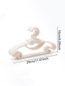1入組/5入組/10入組素色防滑衣架 - 粉色 - 查看 8