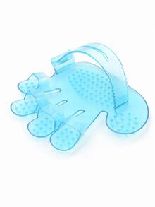 1 pieza cocina fregadero drenaje Bolso de doble capa espesamiento Esponja Cesta de almacenamiento colgante Cesta - Azul - Ver 1