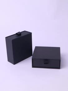 negro Cajón Caja para anillos , Pendientes , , collares & regalos - Negro - Ver 11