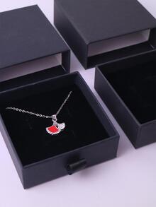 negro Cajón Caja para anillos , Pendientes , , collares & regalos - Negro - Ver 2