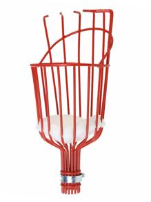 1入組水果採摘器收成籃子頭,水果收割機附加設備適用於水果,水果採摘器籃子帶軟墊至(不包含) - 紅色 - 查看 7