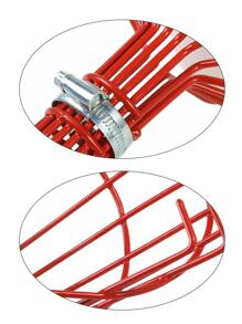 1入組水果採摘器收成籃子頭,水果收割機附加設備適用於水果,水果採摘器籃子帶軟墊至(不包含) - 紅色 - 查看 6