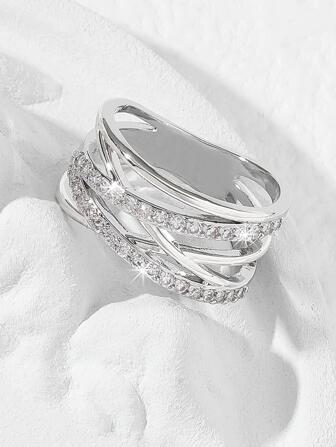 1 st Cubic Zirconia Dekorring