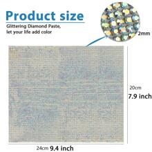 1 pièce Autocollant Avec Strass