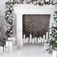 12 件/6 件/1 件人造一品红夹子，可爱的人造一品红花朵，用于圣诞树装饰，可重复使用的闪光一品红花朵，DIY 花环，家居装饰，婚礼派对，节日派对装饰，圣诞节/节日/季节性/婚礼圣诞树饰品，闪亮的冬季灌木装饰，适用于圣诞节、新年、婚礼、花环、楼梯、窗户、壁炉、圣诞树