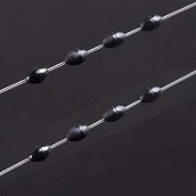 Đầu nối hình bầu dục Dây câu nổi Bobber có nút chặn - màu đen - Xem 4