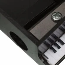 1入組鋼琴形卷筆刀 - 黑色 - 查看 3