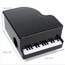 1入組鋼琴形卷筆刀 - 黑色 - 查看 7