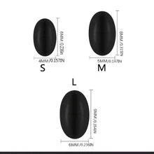 Đầu nối hình bầu dục Dây câu nổi Bobber có nút chặn - màu đen - Xem 5