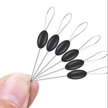 Đầu nối hình bầu dục Dây câu nổi Bobber có nút chặn - màu đen - Xem 9