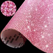 1pc Rhinestone Decor Sticker - Pink - View 2