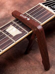 1入組吉他棕色木變調夾適用於電動吉他和6細繩聲學吉他 - 棕色 - 查看 1