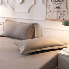 1pc Solid Color Pillowcase Without Filler - Grey - View 3