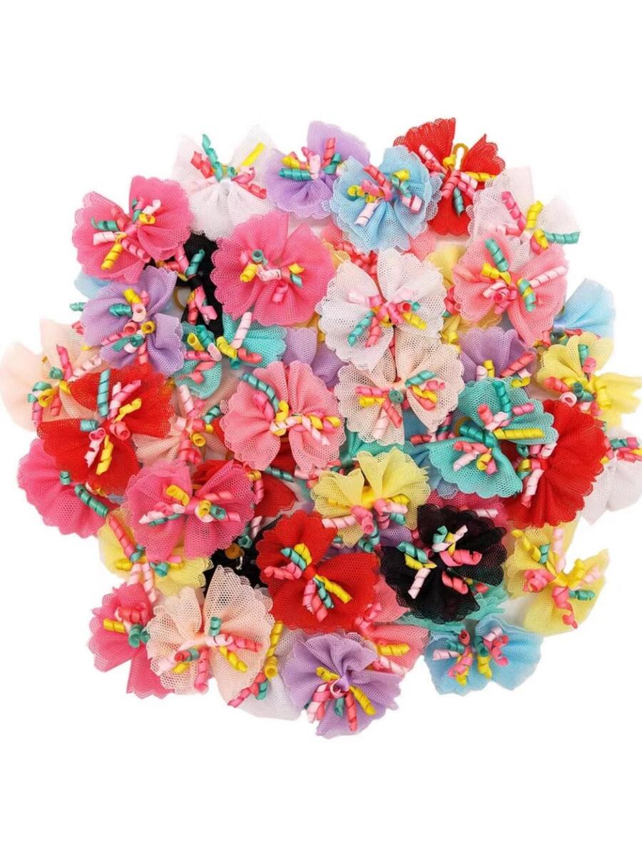 20pcs Cat Flower Head Garland - Multicolor - View 1