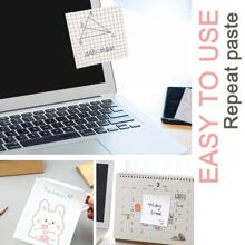 1/3/5/10pcs Dot Grid/Line Portable Sticky Notes For Students And Office, Self-Adhesive Memo Pad Available In Various Sizes Back To School - White - View 6