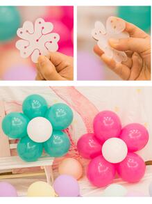 10入組婚禮派對生日背景塑膠氣球夾