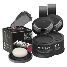 2 Pack Root Touch Up Powder, Cover Up Hair Color For Grays, Root Coverage For Women Men, Roots Concealer For Beard Line Eyebrow, Instantly Shadow Powder For Thinning Grey Hairline - Dark Grey - View 1