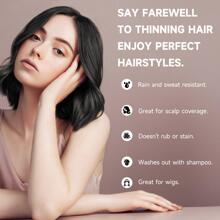 2 Pack Root Touch Up Powder, Cover Up Hair Color For Grays, Root Coverage For Women Men, Roots Concealer For Beard Line Eyebrow, Instantly Shadow Powder For Thinning Grey Hairline - Dark Grey - View 2