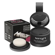 Instantly Hairline Powder For Women Men, Cover Up Hair Color For Grays, Root Coverage Concealer For Beard Line Eyebrow, Root Touch Up Powder For Thinning Grey Hairline - Dark Grey - View 1