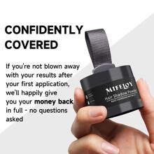 Instantly Hairline Powder For Women Men, Cover Up Hair Color For Grays, Root Coverage Concealer For Beard Line Eyebrow, Root Touch Up Powder For Thinning Grey Hairline - Dark Grey - View 7