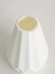 1 件花瓶，适用于家居装饰、客厅中心装饰、现代风格婚礼派对花瓶、多功能花盆房间装饰玻璃花瓶 - 白色 - 查看 6