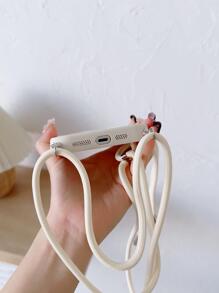 Vỏ điện thoại rõ ràng có dây buộc - Nhiều màu - Xem 3