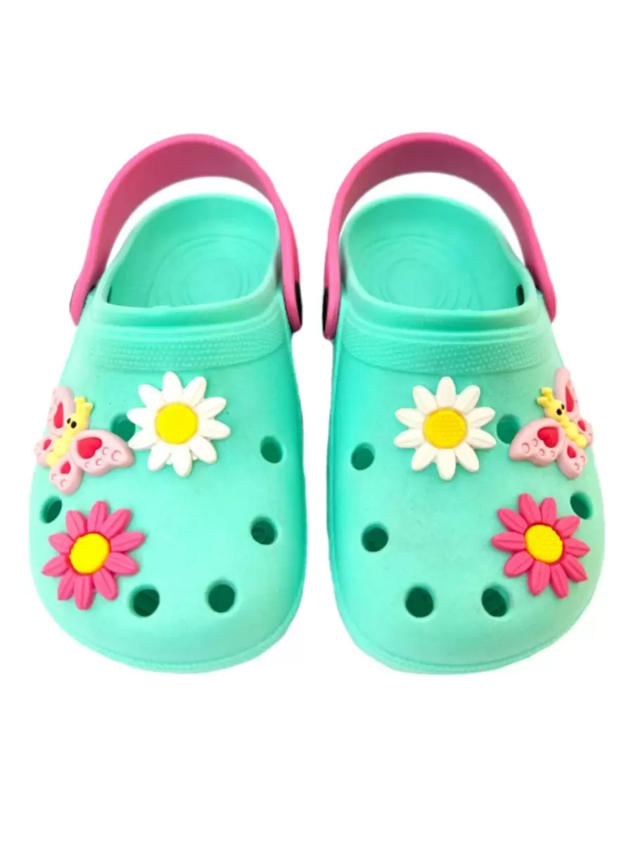 Kids Clogs - 綠色 - 查看 1