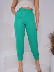Women Pants - Mint Green - View 1