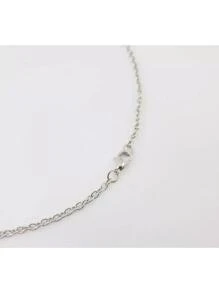 Collar Colgante Botella De Alicia En El País De Las Maravillas Drink Me Cadena - Plateado - Ver 3