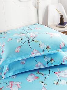 一隻花朵印花枕套不附帶枕芯 - 彩色 - 查看 1