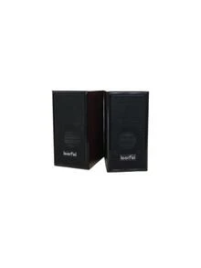 Bocinas Computadora Pc Laptop Alambricas Multimedia Stereo, Conector Usb Y Audio 3.5mm - Negro - Ver 2