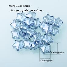 20pcs/set Star Shaped DIY Bead - Light Grey - View 2