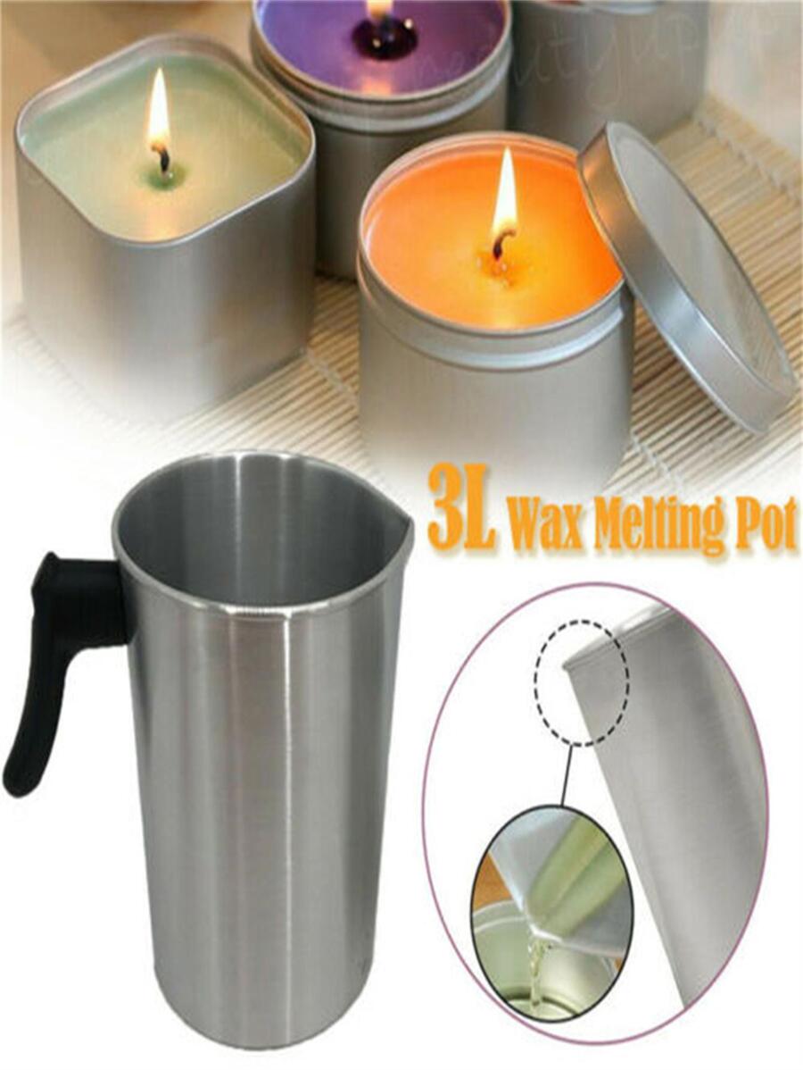 2 Packs Candle Making Pouring Pot, 3L Wax Melting Pot with Dripless