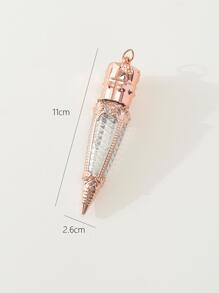 Ống son bóng 5ml, Màu vàng hồng & hồng, Hộp đựng son môi dạng lỏng, Ống dưỡng môi - Hồng - Xem 4