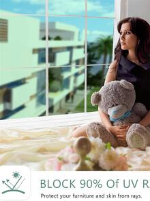 1 rollo Espejo liso decorativo - Verde - Ver 2