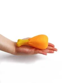Chicken Thighs Design Dog Sound Toy - Yellow - View 2