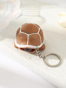 1pc Random Turtle Charm Keychain - Multicolor - View 4