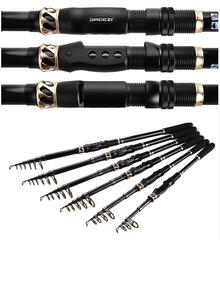 DAGEZI High Carbone Fiber Ultra Hard Fishing Rod For Sea Casting - Black - View 5