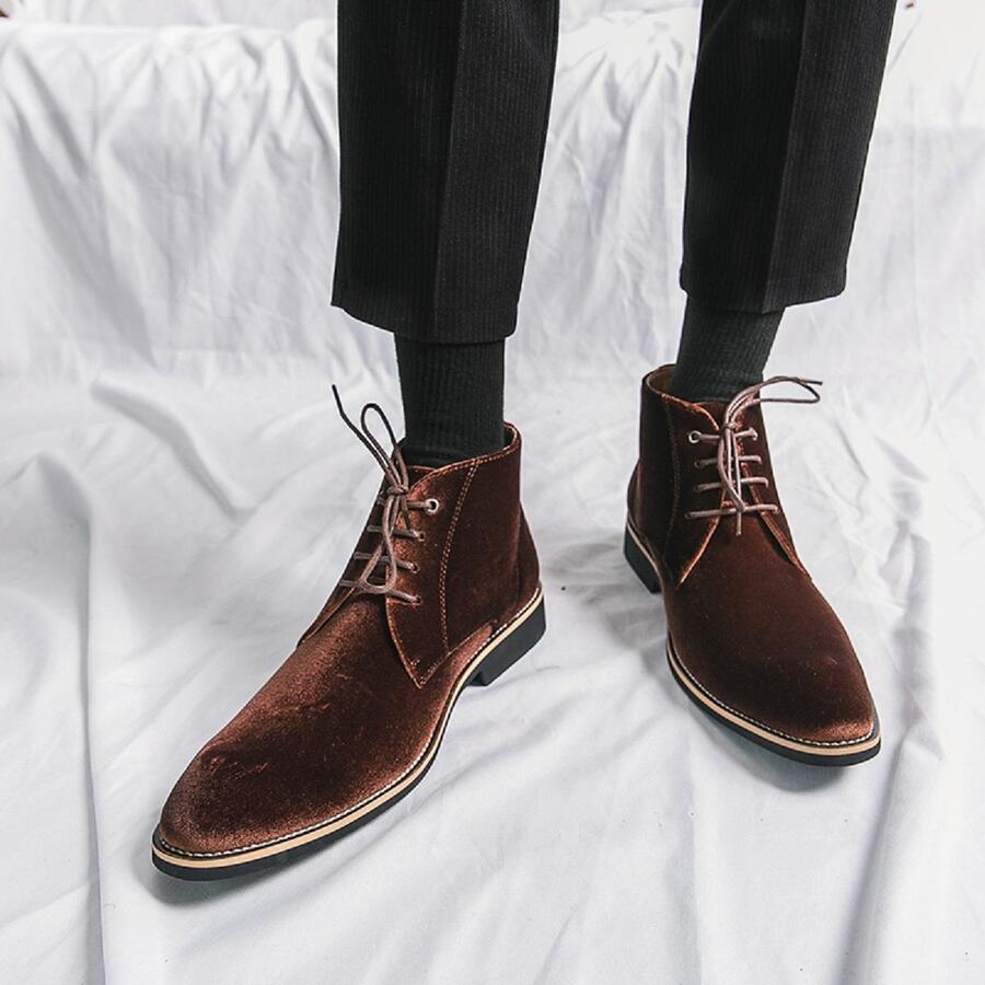 Botas formales/casuales para hombre - Marrón - Ver 1