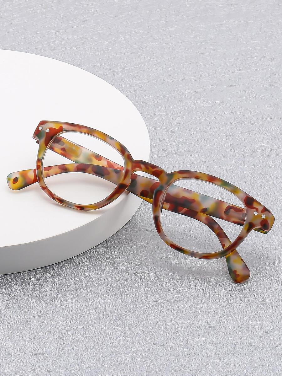 玳瑁色镜框眼镜 - 彩色 - 查看 1