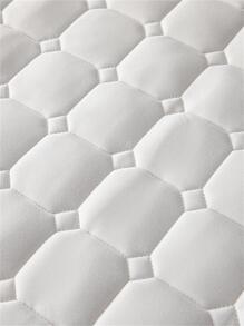 1pc Solid Color Stitching Simple Bed Mattress Protective Cover For Bedroom - Multicolor - View 5